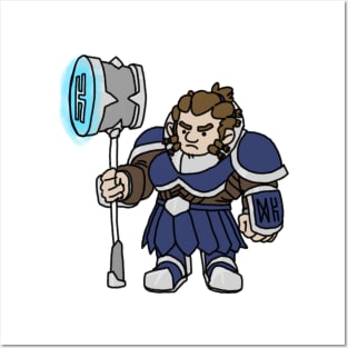 Dwarf Paladin Posters and Art